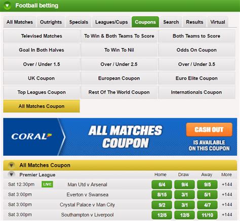 weekend football coupon|corals bookmakers football coupons.